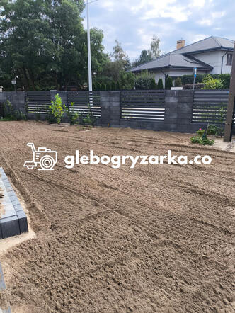 Usługi glebogryzarką separacyjną Magdalenka koło Warszawy